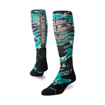 Hendrix Snow Dye Socks // Blue (L)