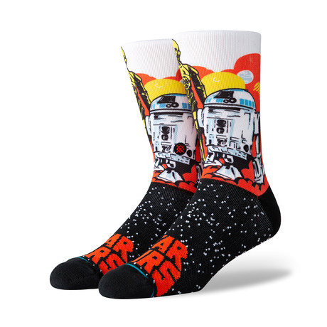 Droids Socks // Orange (M)