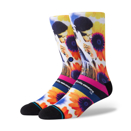 Jimi Sunflowers Socks // Multicolor (M)