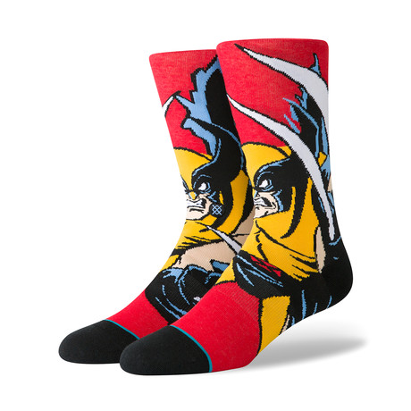 X-Men Wolverine Socks // Red (M)