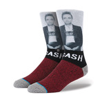 Mug Shot V2 Socks // Black (M)