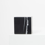 Marble Asymmetric Book Ends (Bianco Carrara)