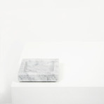 Bianco Carrara // Marble Square Tray (Small)