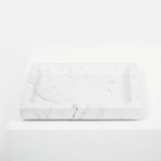 Bianco Carrara // Marble Square Tray (Small)