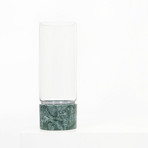 Empress Green // Marble + Glass Vase (Small)