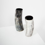 Dark // Ankole Horn Vase (Medium)