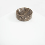 Dark Emperador // Marble Deep Dish // Small