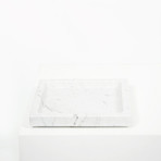 Bianco Carrara // Marble Square Tray (Small)