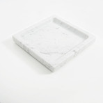 Bianco Carrara // Marble Square Tray (Small)