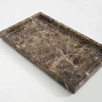 Large // Marble Rectangular Tray (Bianco Carrara)