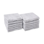 Twelve-Piece Washcloth Set (White)