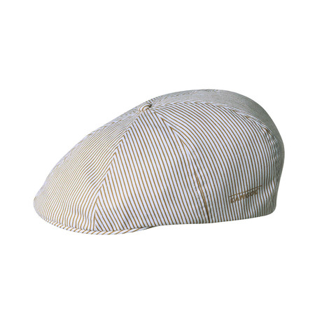 Stretch Ripley Cap // Beige Stripe (S-M)