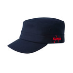 Kangol Championship Army Cap // Navy + Cardinal (S/M)