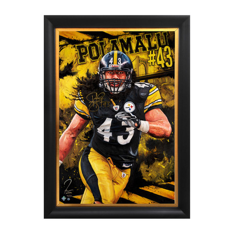 Troy Soldier // Troy Polamalu // Autographed