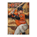 The Rock // Buster Posey // Autographed