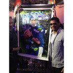 Double Threat // Russel Wilson Original // Oil Painting // Autographed by Wilson