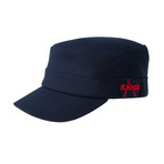 Kangol Championship Army Cap // Dark Blue + Red (S-M)