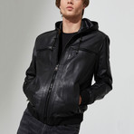 Mason Leather Jacket // Black (2XL)