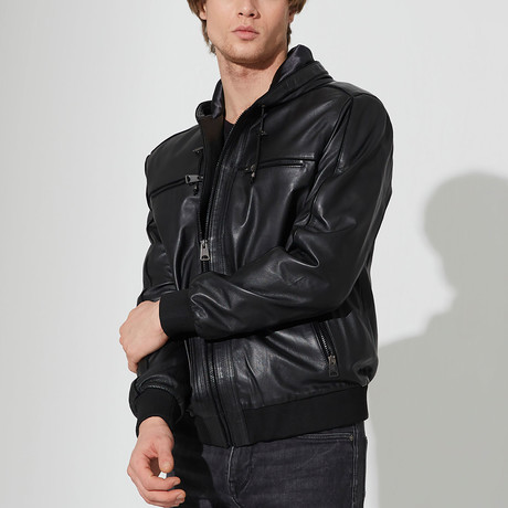 Mason Leather Jacket // Black (S)