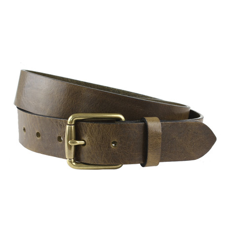 Bradgate Casual Belt // Olive (32")