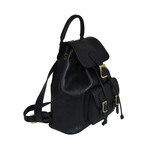 Jane Eyre // Leather Backpack // Dark Brown (Black)