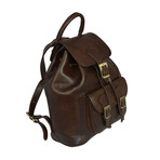 Jane Eyre // Leather Backpack // Dark Brown (Black)