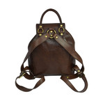 Jane Eyre // Leather Backpack // Dark Brown (Black)