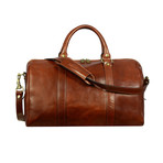The Ambassadors // Leather Overnight Bag // Brown