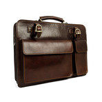 The Prophet // Leather Work Bag // Brown
