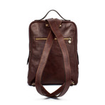 The Sun Also Rises // Leather Backpack // Dark Brown