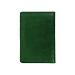 Gulliver's Travels // Leather Passport Holder // Green