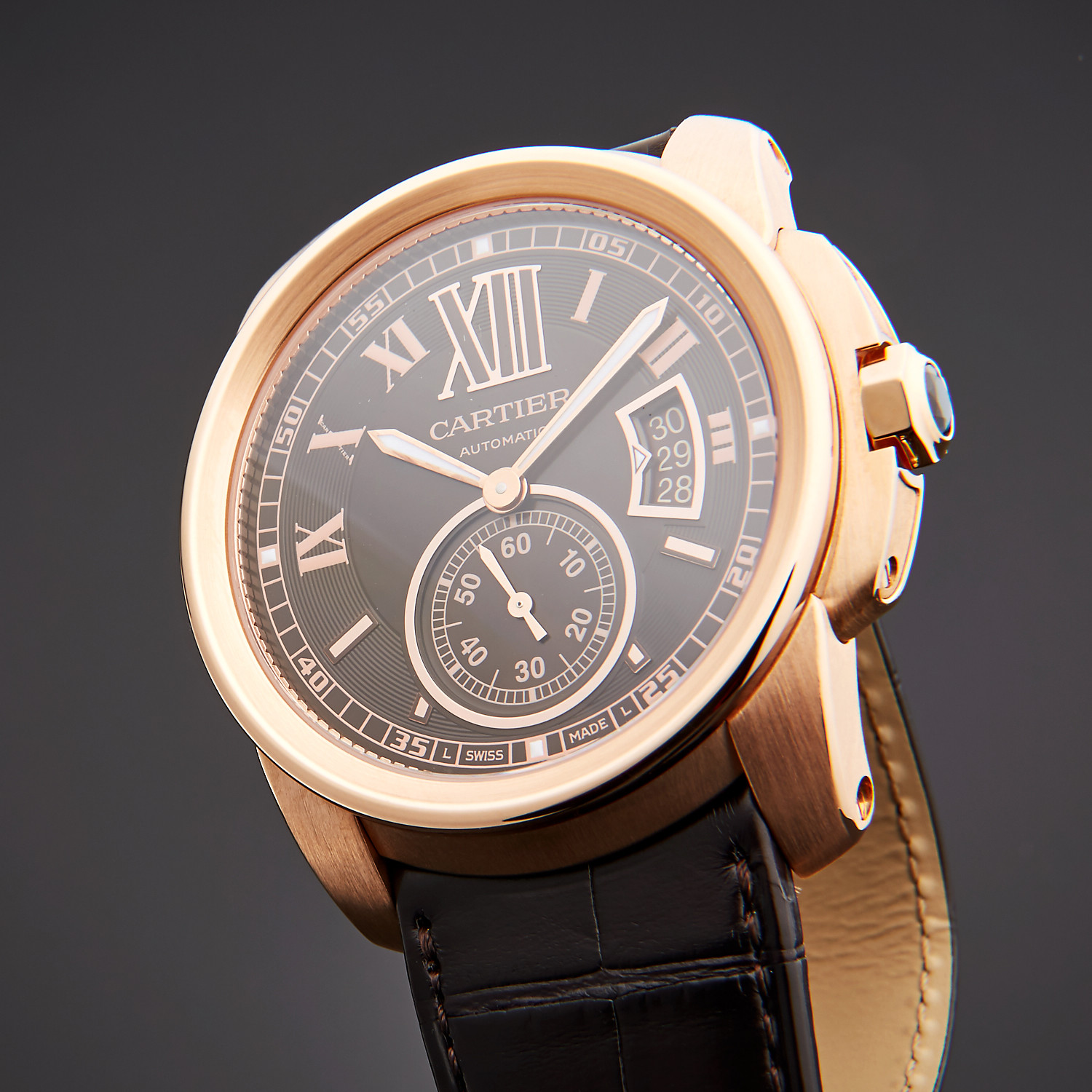 Cartier Calibre De Cartier Automatic // W7100007 // Pre-Owned - Cartier ...