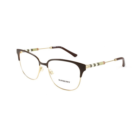 Women's BE1313Q Optical Frames // Brown + Gold