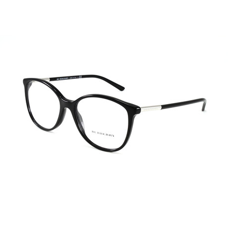 Women's BE2128 Optical Frames // Black + Silver