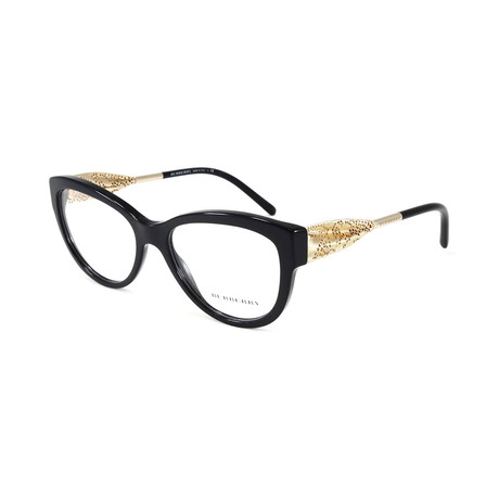 Women's BE2210 Optical Frames // Black + Gold