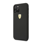 Silicone On Track iPhone Case // Metal Logo (iPhone 11 Pro)