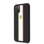 Silicone Case // Italian Stripes // iPhone 11 Pro Max // Black (iPhone 11 Pro)