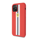 Silicone Case // Stripes // iPhone 11 Pro // Red