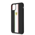 Silicone Case // Italian Stripes // iPhone 11 Pro Max // Black