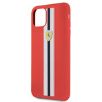 Silicone Case // Stripes // iPhone 11 Pro // Red