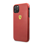 iPhone Hard Case // Carbon Effect // Red (iPhone 11 Pro)