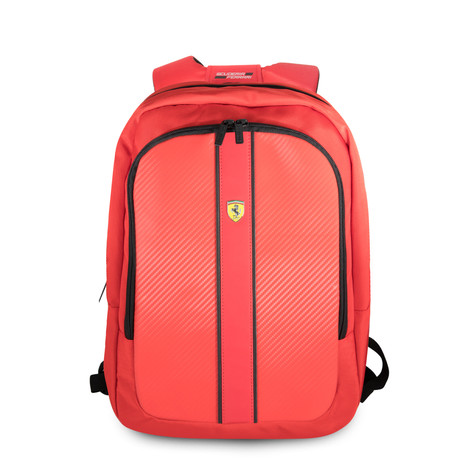 Ferrari On Track Backpack 15" With Usb Connector For Powerbank Red