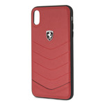 Leather Quilted Hard Case // Red (iPhone 11 Pro)