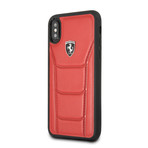 Heritage 488 Leather Booktype Case // Red // iPhone X/XS