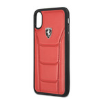 Heritage 488 Leather Booktype Case // Red // iPhone X/XS