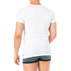 V-Neck T-Shirt // White (Large)