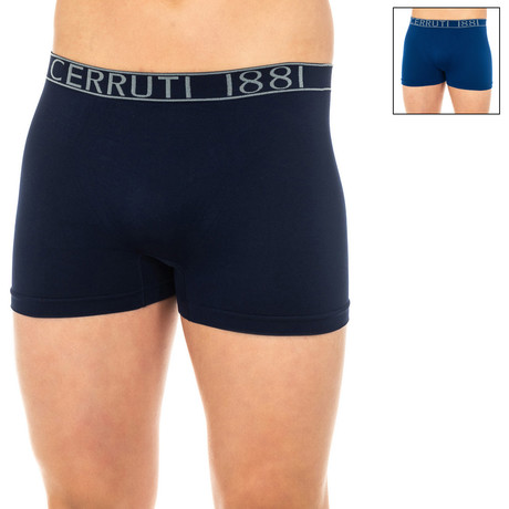 Carnaby Boxers // Blue + Navy // Pack of 2 (Small)