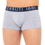 Brick Boxers // Gray + Navy (Small)