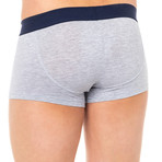 Brick Boxers // Gray + Navy (Small)