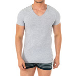 V-Neck T-Shirt // Gray (Small)